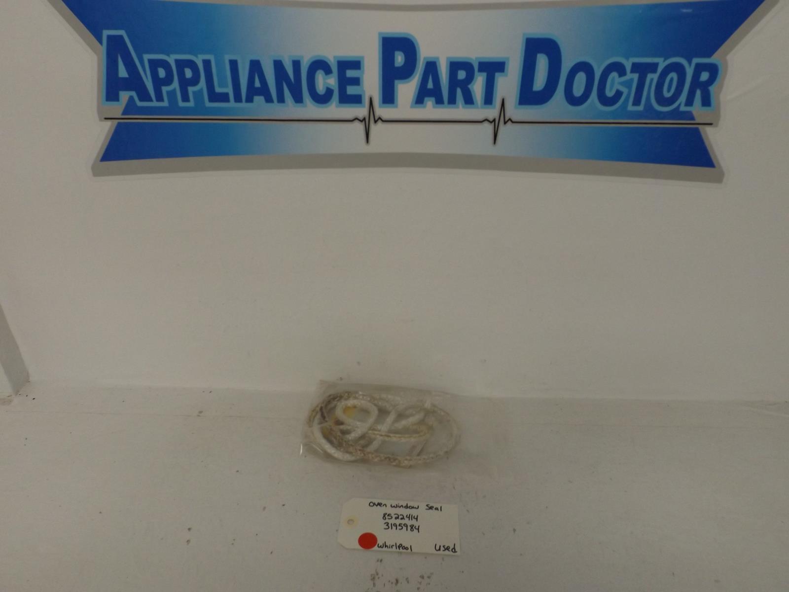 Whirlpool Stove 8522414 3195984 Oven Window Seal Used Whirlpool Stove 8522414 3195984 Oven Window Seal Used